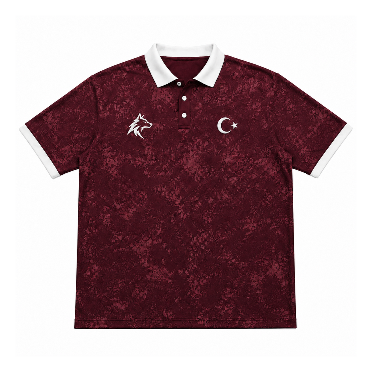 Oversize Polo Yaka T-Shirt | Göktürk 'İzi